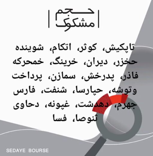 ​کدام نمادها مشکوک معامله شدند؟