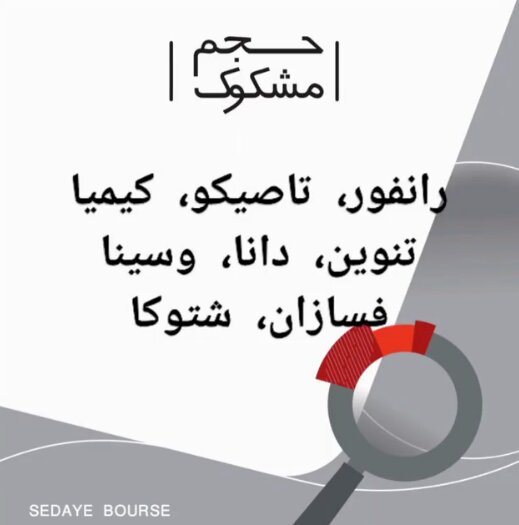 ​کدام نمادها مشکوک معامله شدند؟