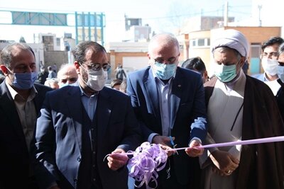 افتتاح دبیرستان دخترانه شهدای بانک رفاه در دهستان منجیل آباد 