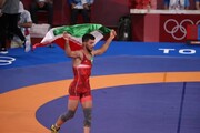 دومین طلای ایران در دستان گرایی