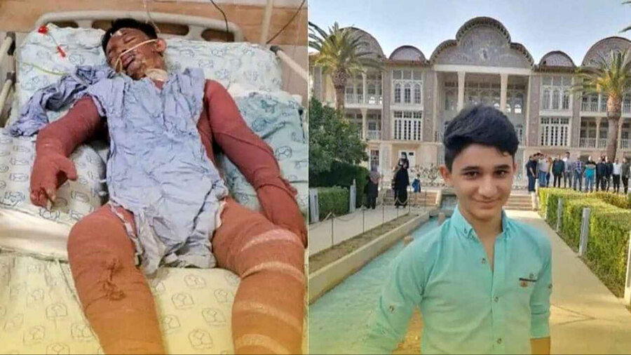 قهرمان 15 ساله ایذه ای آسمانی شد + عکس