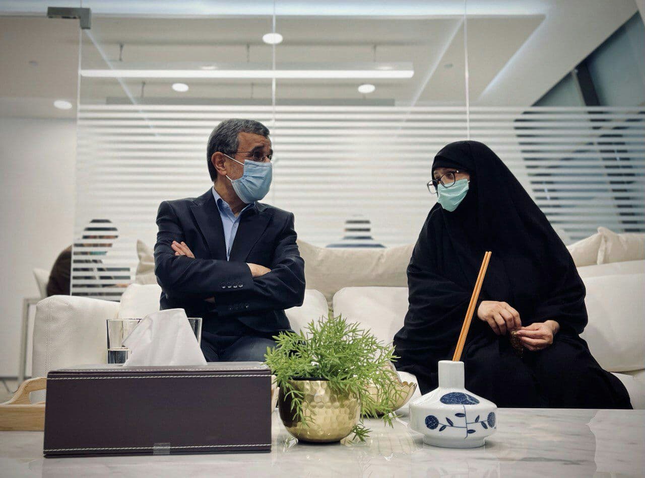 عکس دیده نشده از همسر احمدی نژاد در دبی