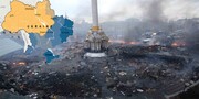 تصویری تکان دهنده از بحران در اوکراین