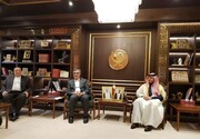 آغاز مذاکرات فرزین با رئیس بانک مرکزی قطر