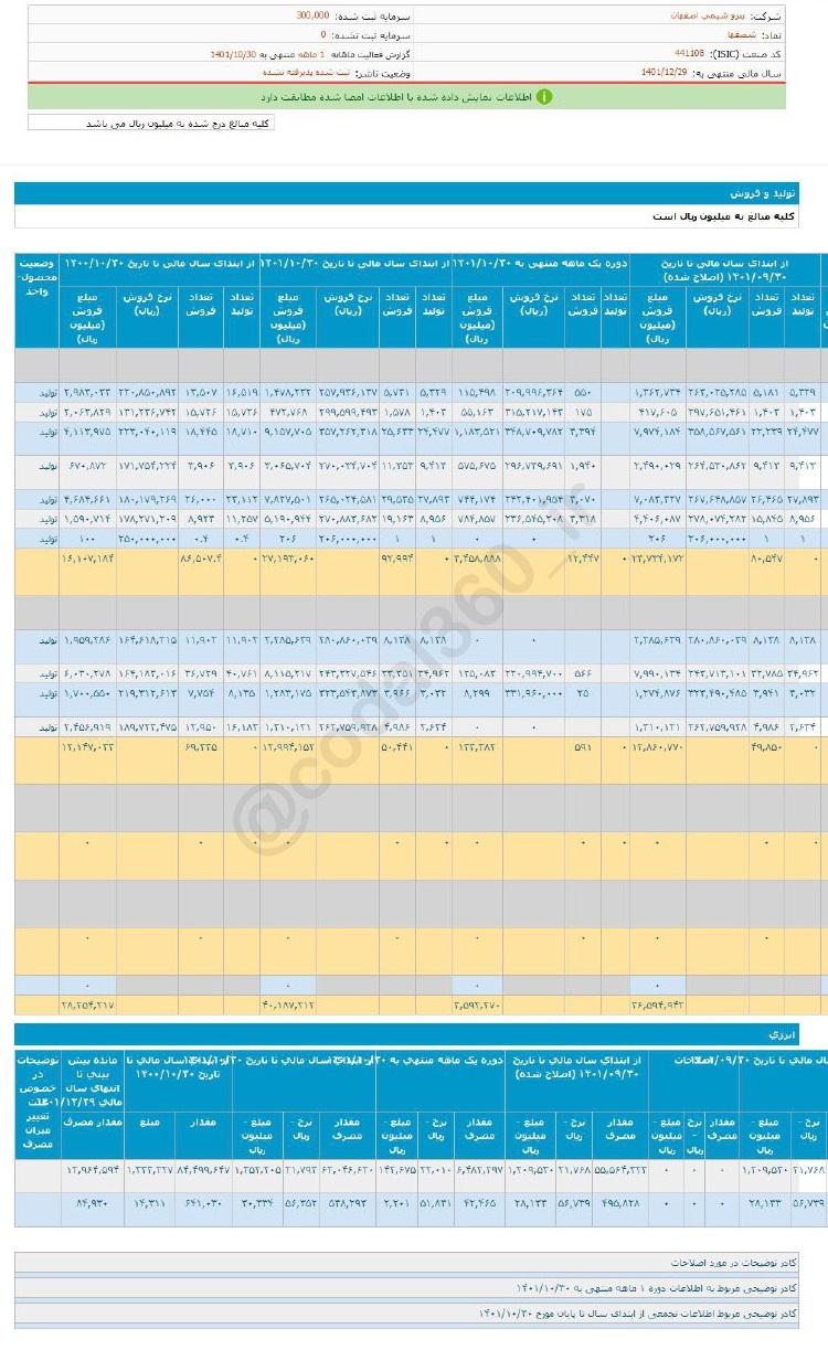 عملکرد خوب یک شرکت پتروشیمی در دی ماه