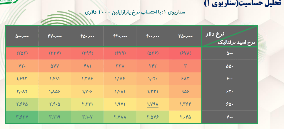 بررسی عملکرد مالی شگویا در یک تحلیل