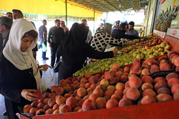 قیمت انواع میوه و سبزیجات در بازار