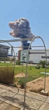 انفجار در پتروشیمی الغدیر ماهشهر
