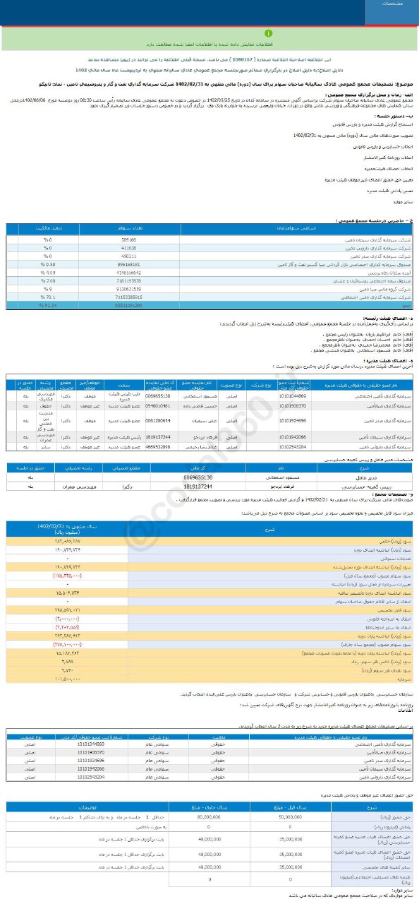 سود هر سهم تاپیکو چقدر است؟