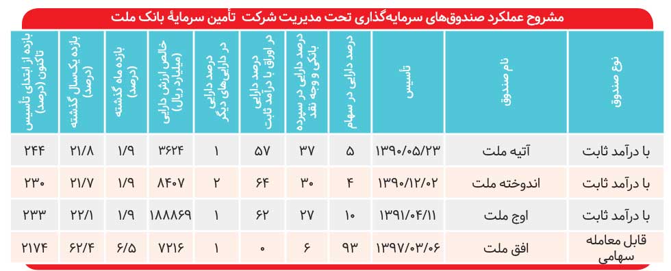 بازده ۶۳ درصدی «افق ملت» در سال گذشته