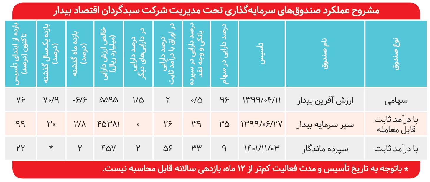 جهش ۲۱۵ درصدی «سپر سرمایه بیدار»  