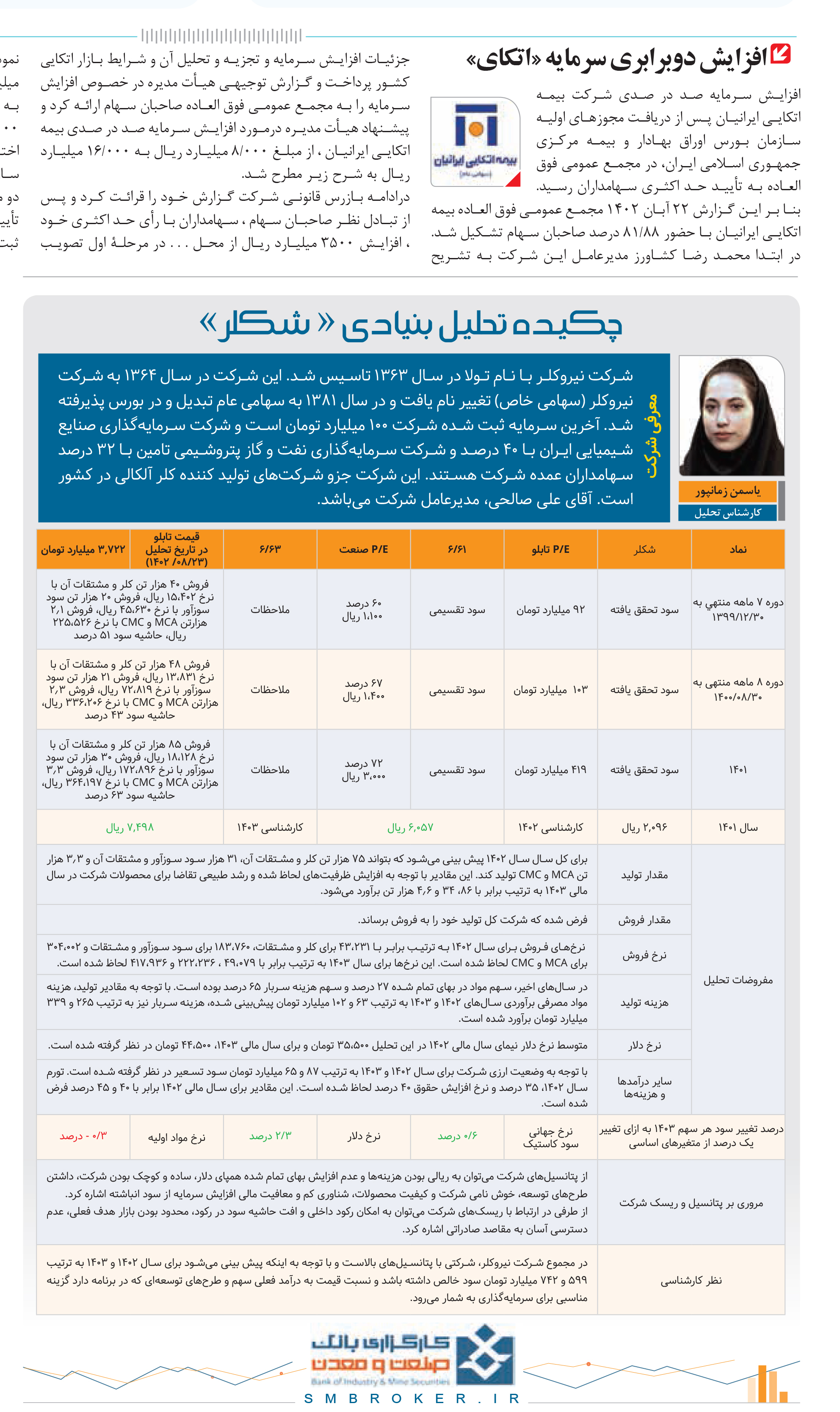 چکیده تحلیل بنیادی شکلر