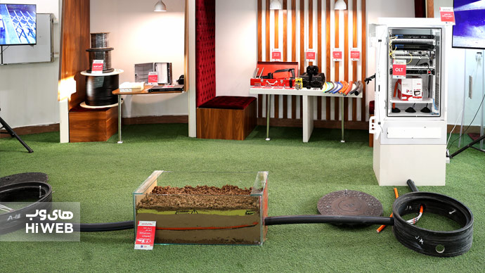 افتتاح فیبرنوری هایوب با حضور رییس جمهور در استان گلستان