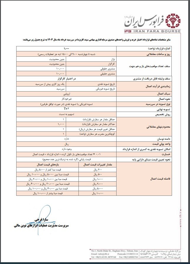 صندوق کاریزما از ۱۱ دی ماه معامله می شود