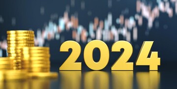 درخشش ۱۱ دلاری طلا با ورود به سال ۲۰۲۴