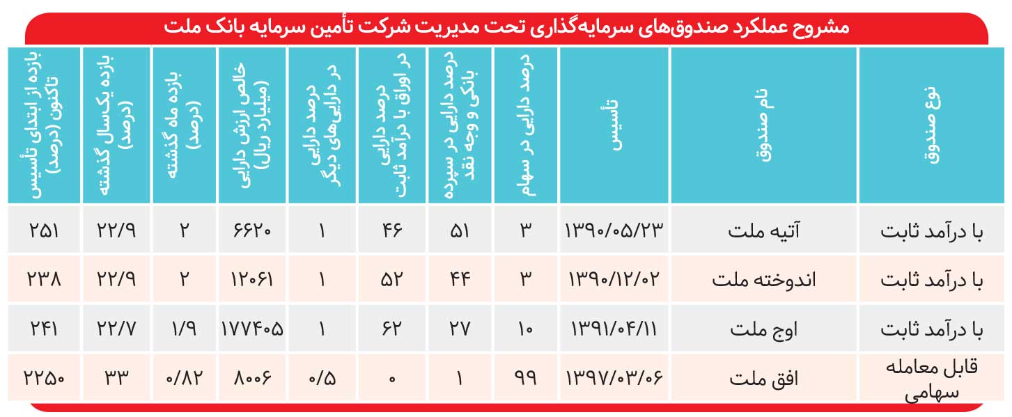 خلق ۲ هزارو ۲۵۰ درصد بازدهی مرکب در افق ملت