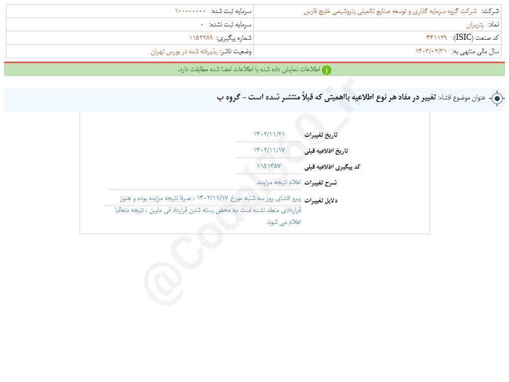 نتیجه مزایده پترول چه شد؟