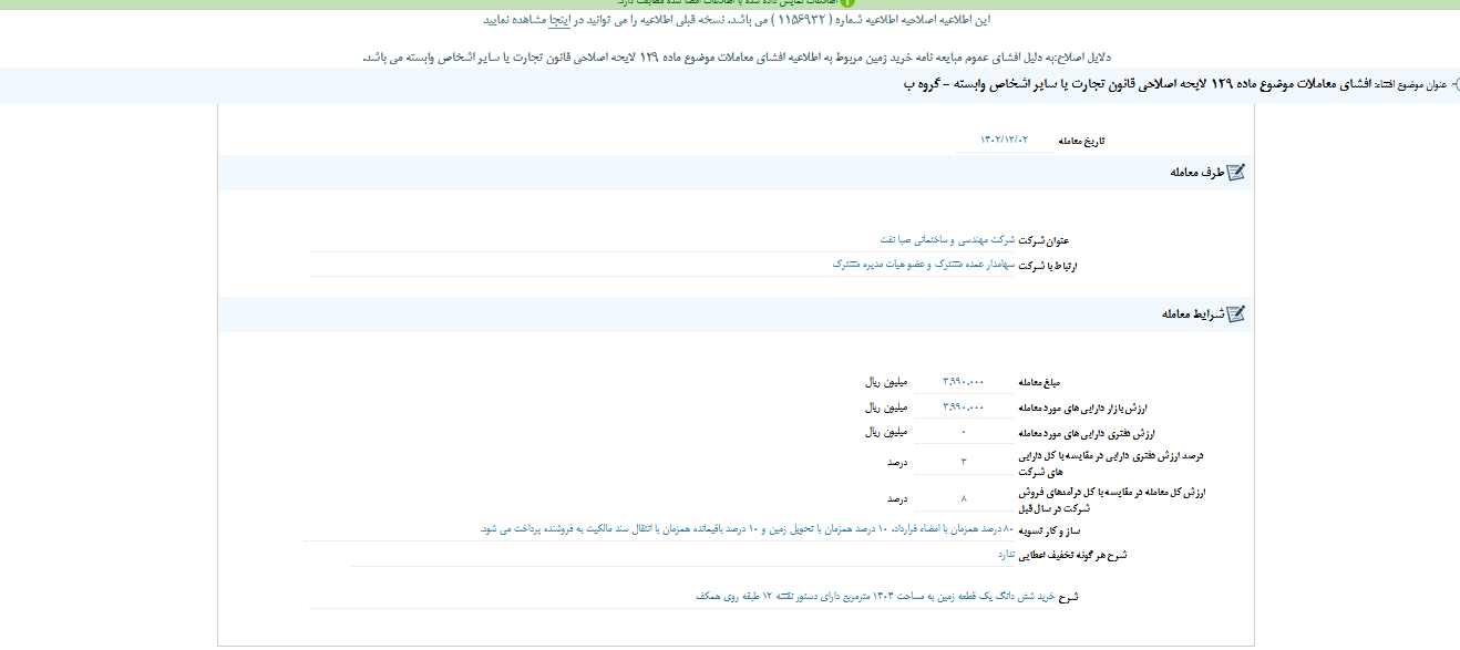 ومهان درباره معاملاتش شفاف سازی کرد