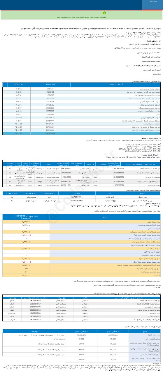 توسن را برای بلند مدت بخریم؟