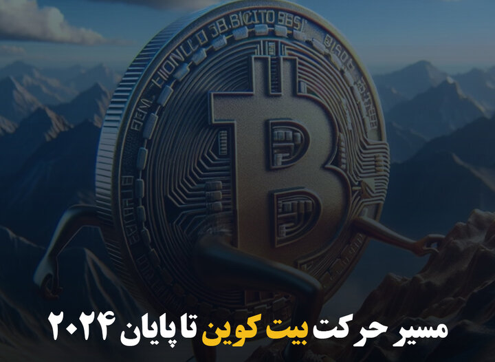 مسیر حرکت بیت کوین تا پایان ۲۰۲۴