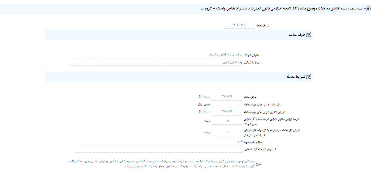 خبهمن از لایحه اصلاحی قانون تجارت خبر داد