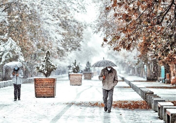 بارش برف و باران در اکثر نقاط کشور