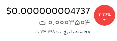 قیمت لحظهای بیبی دوج