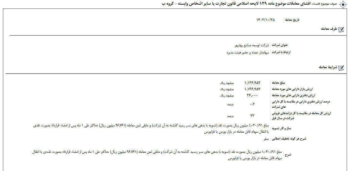 انتشار لایحه اصلاحی قانون تجارت وصنا