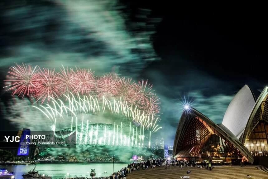 جشن سال نو میلادی در سراسر جهان + تصاویر