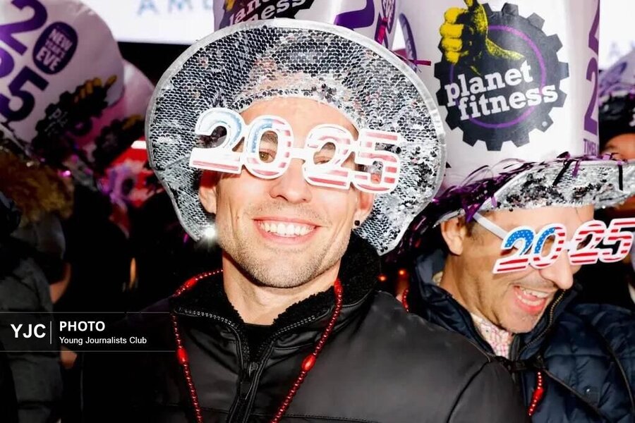 جشن سال نو میلادی در سراسر جهان + تصاویر