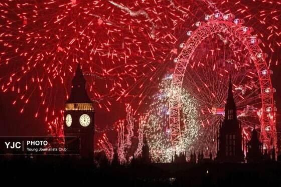 جشن سال نو میلادی در سراسر جهان + تصاویر