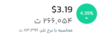 قیمت لحظهای ریپل