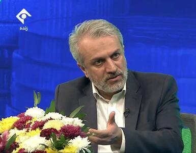 حضور  فاطمی امین متهم اصلی چای دبش در پخش زنده صداوسیما