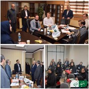 حضور سرزده مدیر عامل پست بانک از محل برگزاری آزمون نیرو های جدید الاستخدام