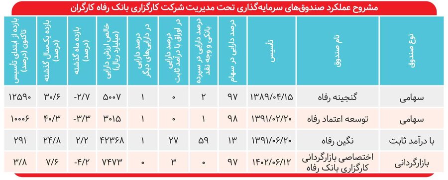بازدهی ۴۰‌درصدی «توسعه اعتماد رفاه»
