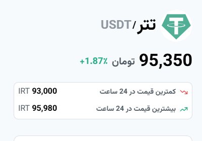 قیمت تتر امروز ۲۸ اسفند ۱۴۰۳