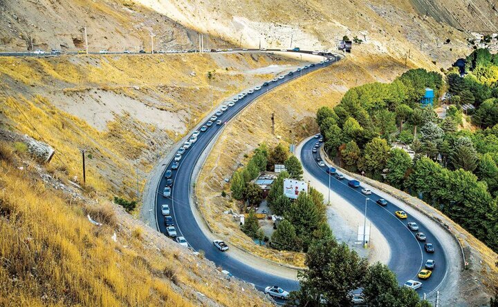 آزادراه تهران-شمال و چالوس دو طرفه شد