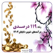 رشد ۱۱۹ درصدی درآمدهای «تنوین» تا پایان سال ۱۴۰۳