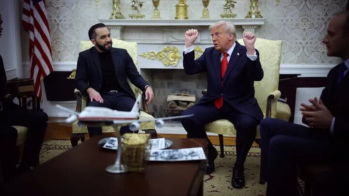 ملاقات ترامپ با رئیسجمهور طرفدار بیت کوین السالوادور در کاخ سفید ملاقات ترامپ با رئیسجمهور طرفدار بیت کوین السالوادور در کاخ سفید
