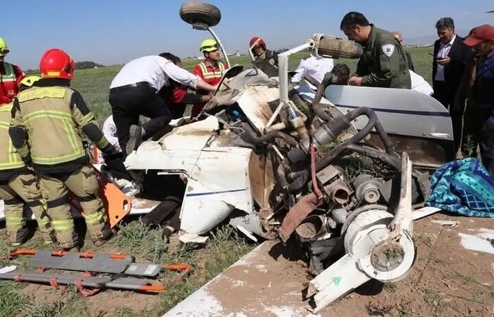 ماجرای سقوط بالگرد آموزشی در فرودگاه قزوین چه بود