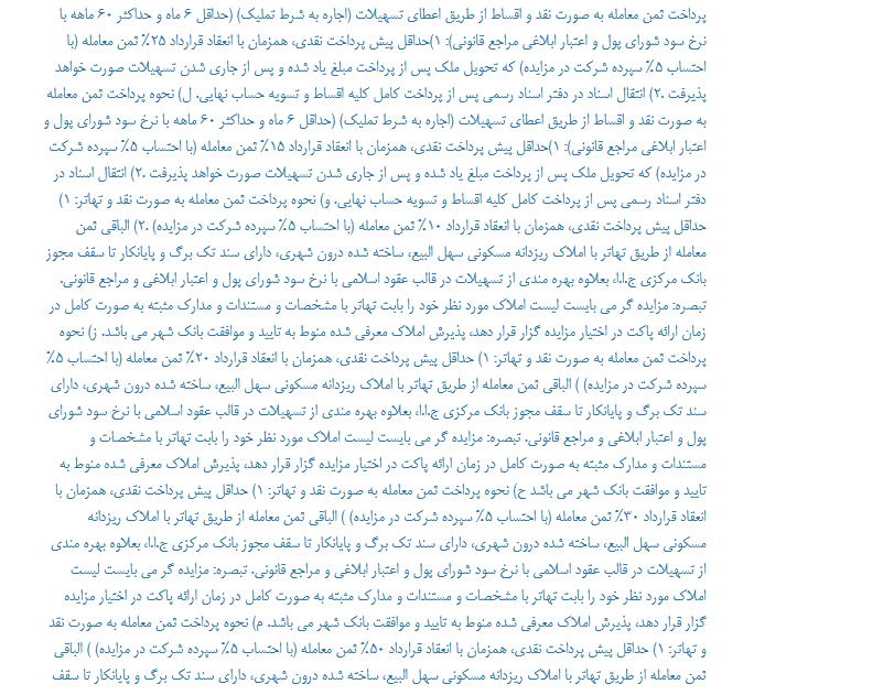 بانک شهر املاک مازاد را می فروشد