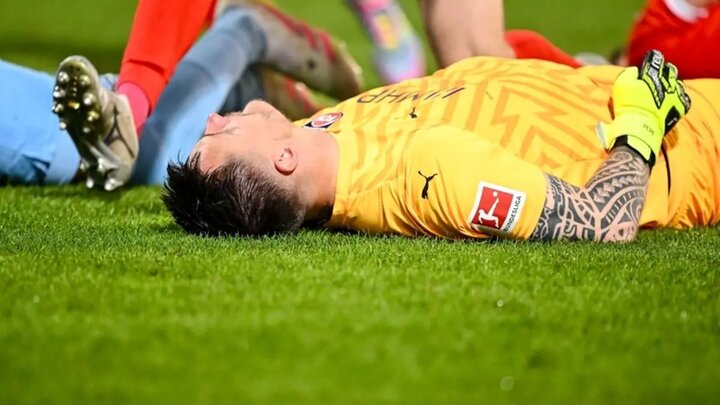 کوین مولر در زمین ضربه مغزی شد