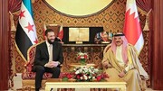 دیدار الجولانی با پادشاه بحرین