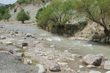 رودخانه جاجرود خشک شد