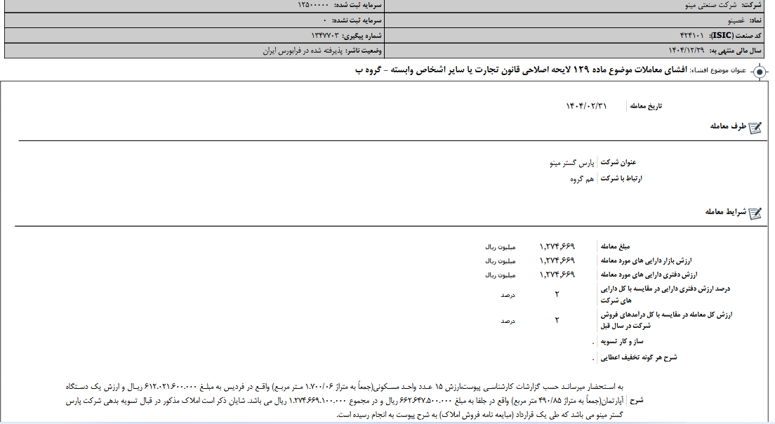 لایحه اصلاحی قانون تجارت غصینو