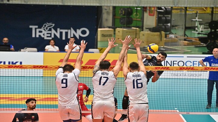 تیم ملی والیبال ایران مغلوب ایتالیا شد