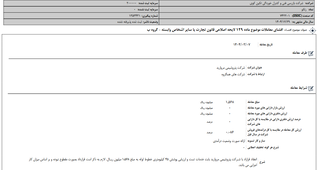 لایحه اصلاحی قانون تجارت رتکو