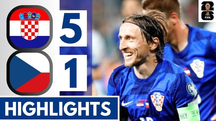 خلاصه بازی کرواسی مقابل چک + فیلم