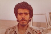 تصویری از شهید فریدون عباسی در لباس شهادت