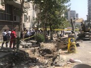 اطلاعیه وزارت نیرو به دنبال شکستگی لوله آب در تجریش